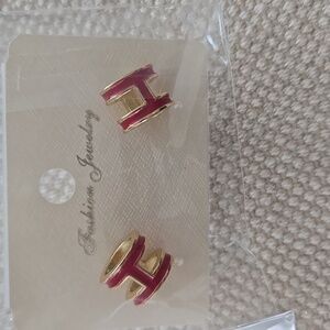 HERMES STYLE GORGEOUS EARRINGS.